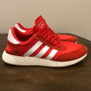 Adidas Iniki Runner - Red. Size 10